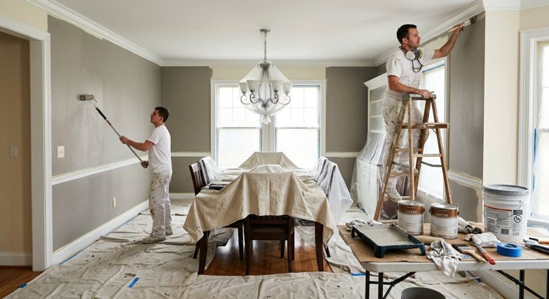 Chair Rail Painting in Wilmington, NC