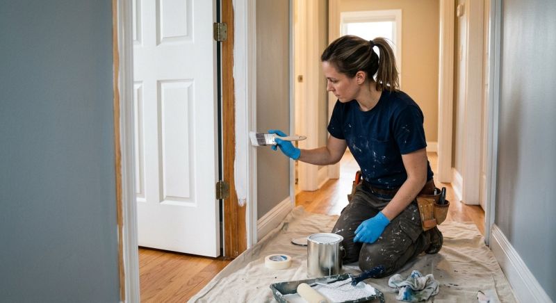 Door Trim Painting in Waco, TX
