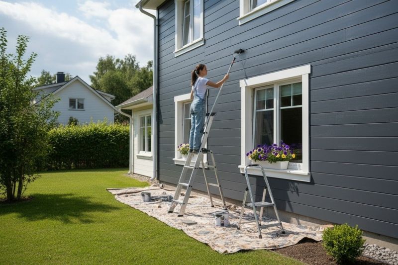 Soffit Painting in Waco, TX