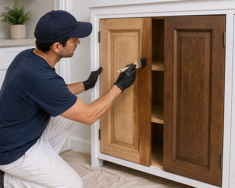 Wood Cabinet Refinishing in Lafayette, IN
